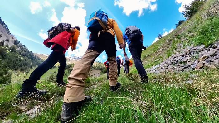 Gümüşhaneli dağcılar tarih dolu zirveleri aştı 4